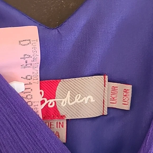 Rare Boden silk dress, never worn - Picture 4 of 6